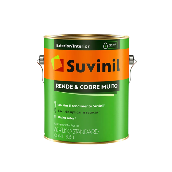 Tinta Acrílica Rende e Cobre Muito Fosco Suvinil 3,6L