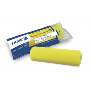 Rolo para Pintura Profissional Espuma Tigre 23cm Amarelo