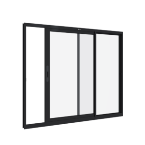 Janela Alumínio Fit 2 Folhas 120X100 Preta Reli