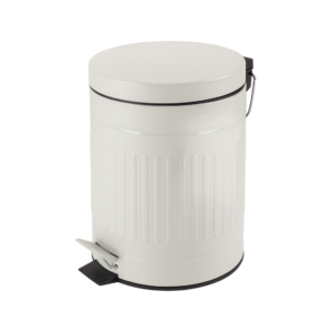 Lixeira Vintage 5 Litros Com Pedal Good Ivory