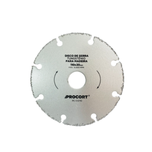 Disco Corte de Madeira Tungstênio 110mm Procort