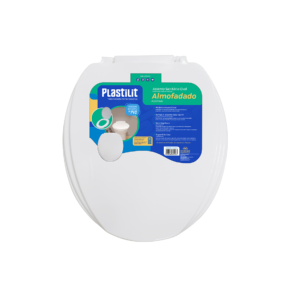 Assento Sanitário Almofadado Branco Plastilit