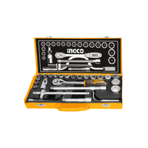 Jogo De Soquetes Com Encaixe De 1/2" C/24 Pc Ingco HKTS0243