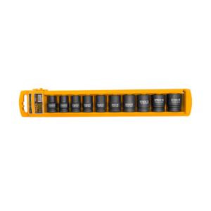 Jogo Soquete Impacto 1/2" C/10pc Ingco HKISSD12101