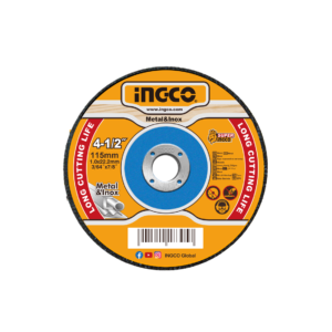 Discos De Corte Para Metal 4.1/2” (115x1,0x22,2mm) C/100 Pc Ingco MCD10115100