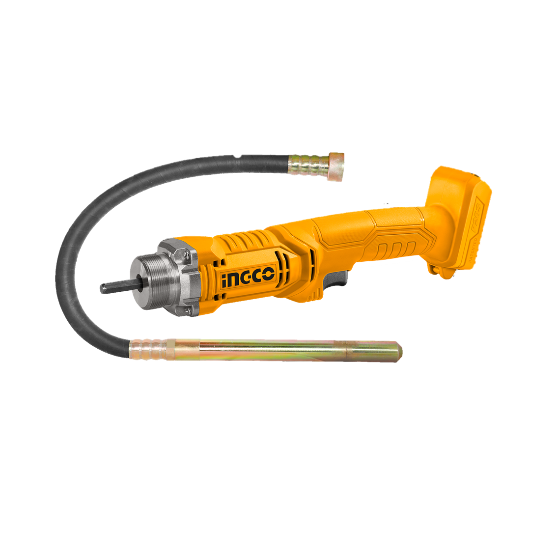 Vibrador De Concreto Com Mangote À Bateria 20v Ingco (Nao Acompanha Bateria) CCVLI202301