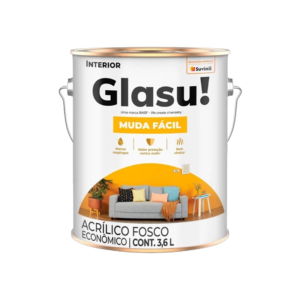 Tinta Acrilica Muda Facíl Glasu 3,6L