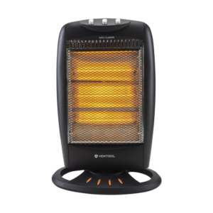 Aquecedor Elétrico Halógeno Preto Ventisol AH-01 127V