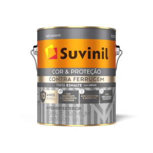 Esmalte Contra Ferrugem Brilhante 3,6l Branco Suvinil