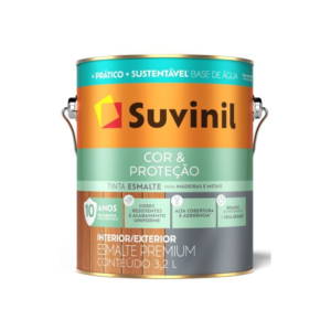 Selfcolor Esm Base àgua Seca Rapido 3,2l Acetinado Preto Suvinil