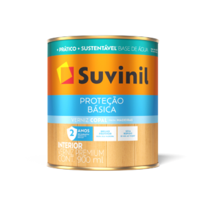 Verniz Premium Brilhante Brilho Básico Natural Base Agua 900ml Copal Suvinil