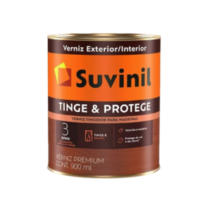 Verniz Premium Brilhante Tinge E Protege 900ml Imbuia Suvinil