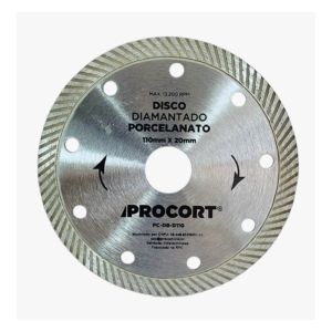 Disco Diamantado Para Porcelanato 110mm Procort