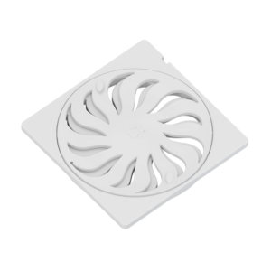 Grelha Abre e Fecha Quadrada Branca Dn100 Tigre