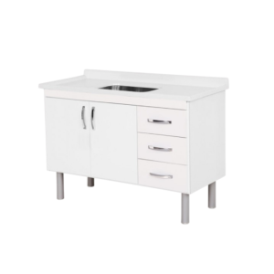 Balcao De Pia Rorato 120 Toquio (Branco)