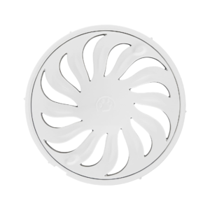 Grelha Abre e Fecha Redonda Branca Dn100 Tigre