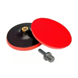 Disco Borracha 4" Velcro C/ Haste - Uzzy - 017114 -