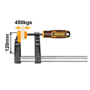 GRAMPO SARGENTO PROFISSIONAL 120X800MM 450KG INGCO HFC021203