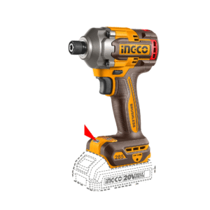 "CHAVE DE IMPACTO ENCAIXE SEXTAVADO 1/4” 285N.m À BATERIA ÍON-LÍTIO 20V C/2 BAT 2.0Ah INGCO Ref.: CIRLI2028-9 "