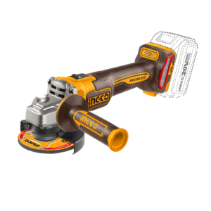 ESMERILHADEIRA ANGULAR BRUSHLESS INDUSTRIAL 4.1/2" 1000W À BATERIA 20V INGCO CAGLI27153 (NAO ACOMPANHA BATERIA)
