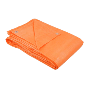 LONA POLIETILENO 6X4M LARANJA 200 MICRAS BISAO