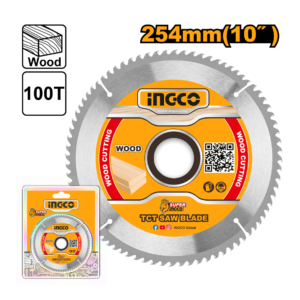 DISCO DE SERRA ESQUADRIA P/MADEIRA 254MMX100D INGCO TSB1254210