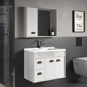 BERTAZOLI KIT PADUA 60 SUSPENSO TAMPO MARMORITE CALCARE/BLANCHE