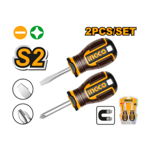 JOGO CHAVE DE FENDA E PHILIPS 38MM C/2PC INGCO HKSDS2228