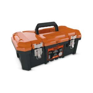 CAIXA FERRAMENTAS PVC 18,3" TATICA LARANJA FECHO METAL 13601026 - METASUL -