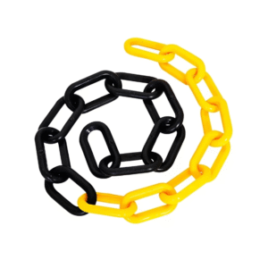 CORRENTE PVC AMAR/PRETA 8MM (METRO) - 4691 - 20854