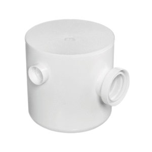 CAIXA GORDURA PVC 250MM X 75/100MM REDONDA C/ CESTO 2309 - HERC - 013517 - 2305