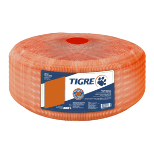 MANGUEIRA ELETRODUTO CORRUGADO TIGRE LARANJA 32MM