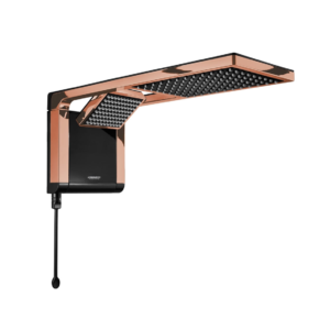 DUCHA  ACQUA DUO PRETO E ROSE GOLD 127V 5500W LORENZETTI