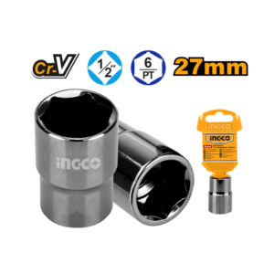 SOQUETE SEXTAVADO 1/2" 27MM INGCO HHAST12271