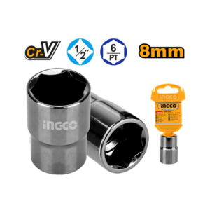 SOQUETE SEXTAVADO 1/2" 8MM INGCO HHAST12081